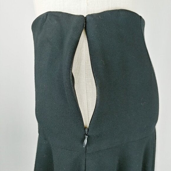 Lauren Ralph Lauren Ponte Knit Short Trumpet Skirt 6‎ Black Classic Office - Picture 5 of 7
